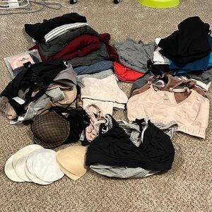 Massive bundle of nursing / maternity tops